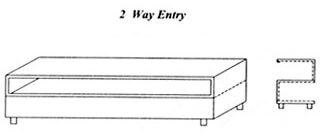 cross over bench design